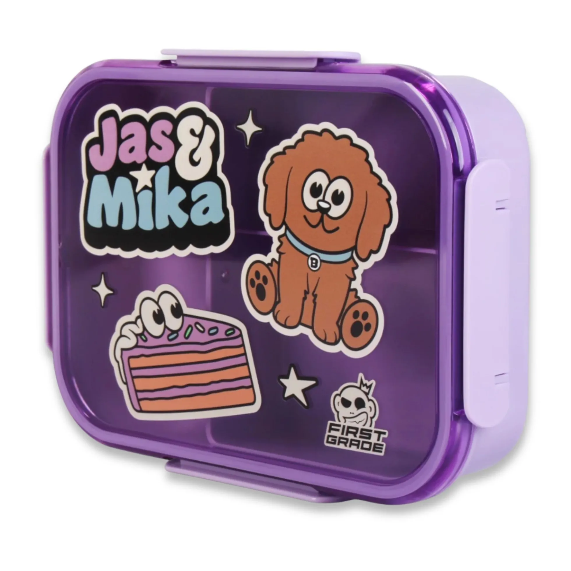 Jas & Mika madkasse med opdeler - Lilla Dreams