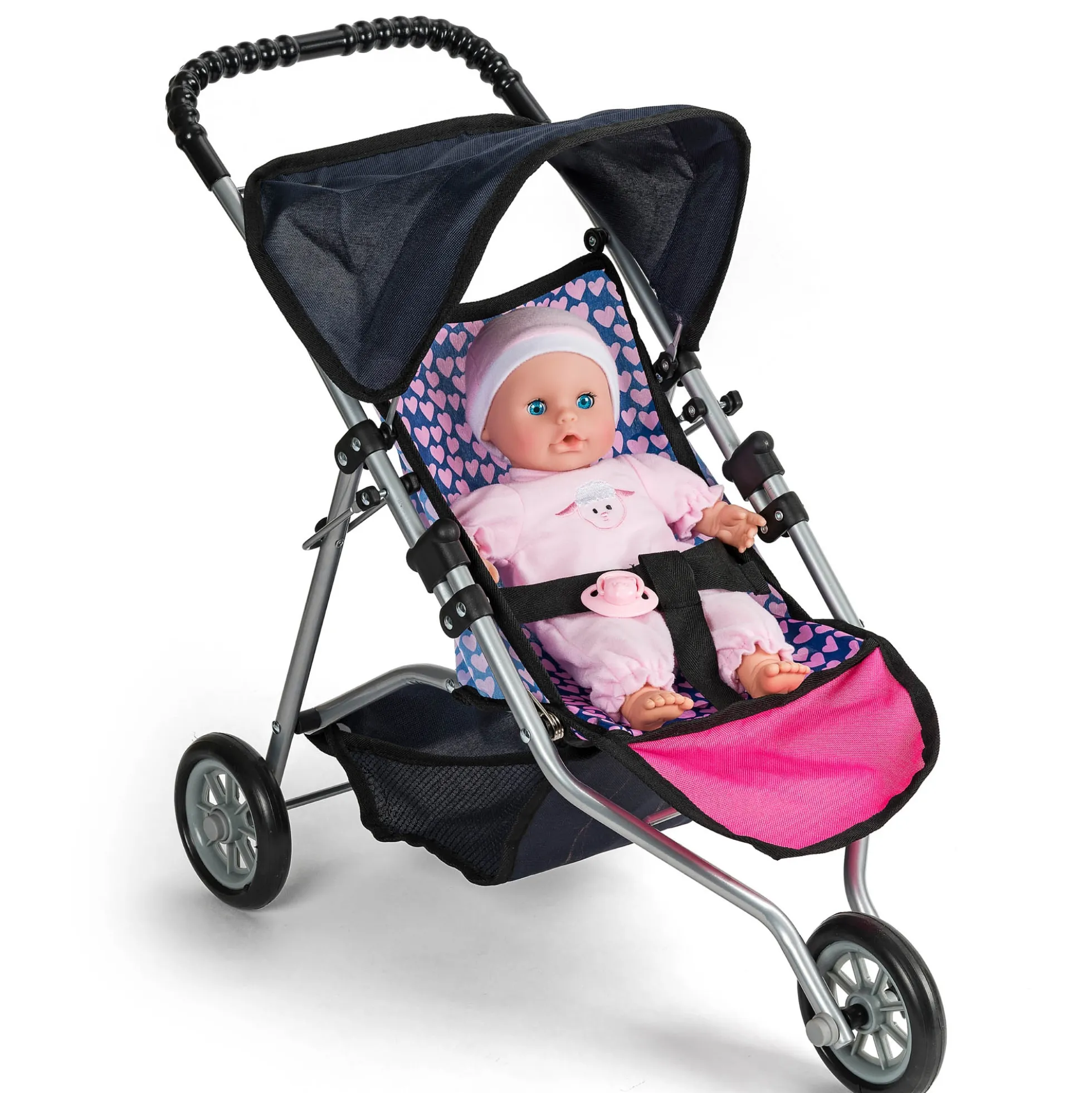 Joggingvogn - Passer til 30-43 cm dukker