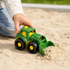 John Deere traktor med frontlæsser 12x6x5 cm
