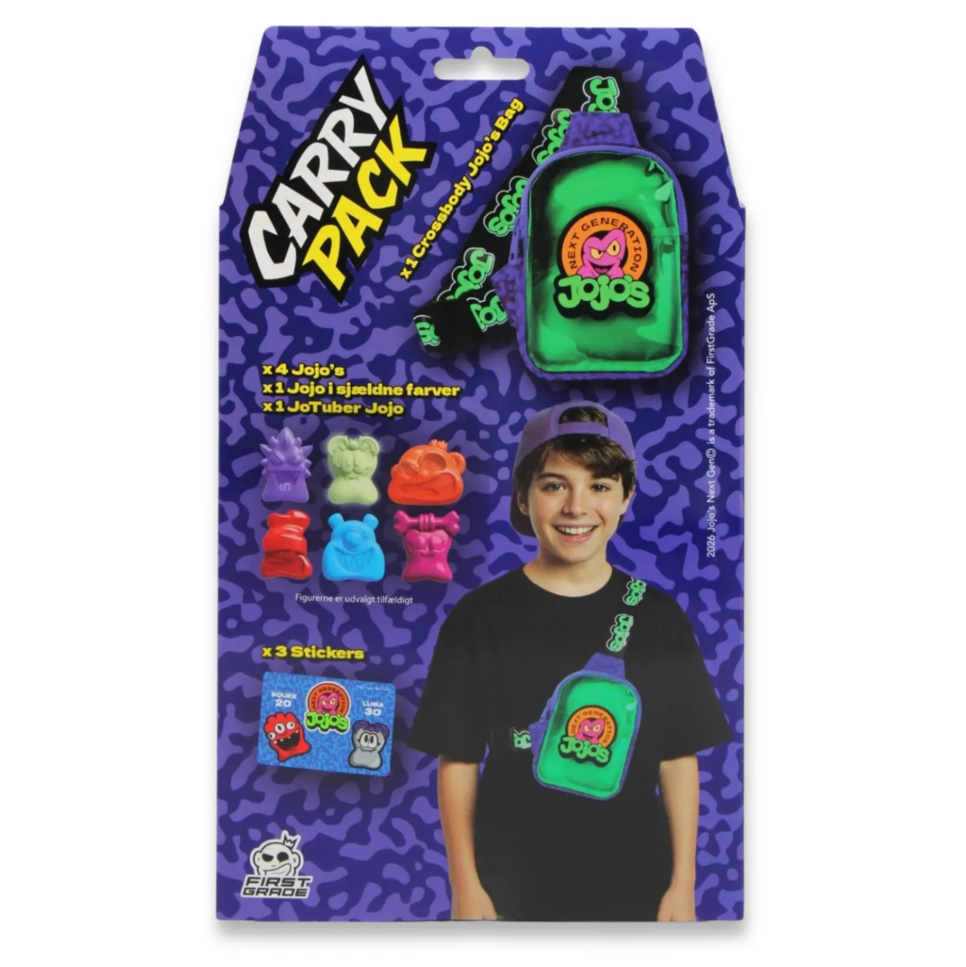 Jojo’s Carry Pack med crossbodytaske og samlefigurer - 6 dele
