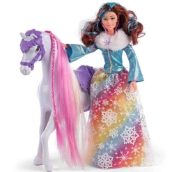 Judith eventyrprinsesse 29 cm - Prinsessedukke med hest