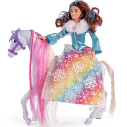 Judith eventyrprinsesse 29 cm - Prinsessedukke med hest