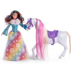 Judith eventyrprinsesse 29 cm - Prinsessedukke med hest
