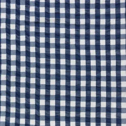 JUNA dobbelt sengetøj 200x220 cm - 100% økologisk bomuld - Bæk&Bølge mørkeblå