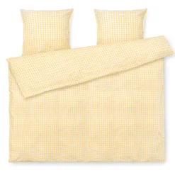 JUNA dobbelt sengetøj 200x220 cm - 100% økologisk bomuld - Bæk&Bølge gul