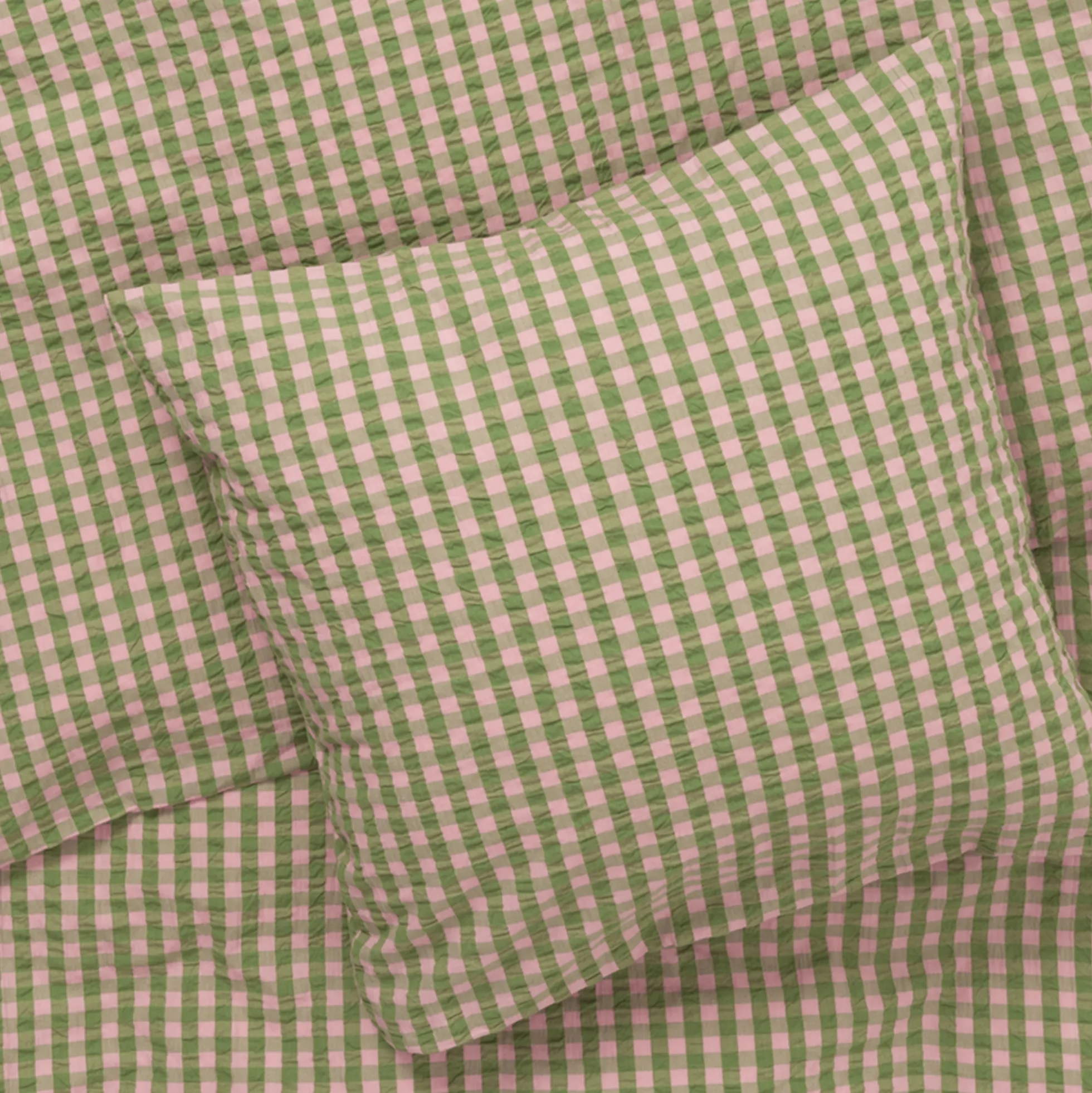 JUNA sengetøj 140x220 cm - 100% økologisk bomuld - Bæk&Bølge grøn