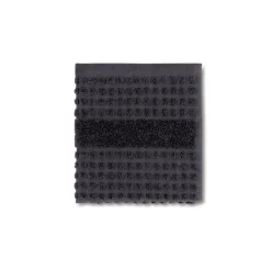 JUNA vaskeklud - 100% økologisk bomuld - 30x30 cm - Check mørkegrå