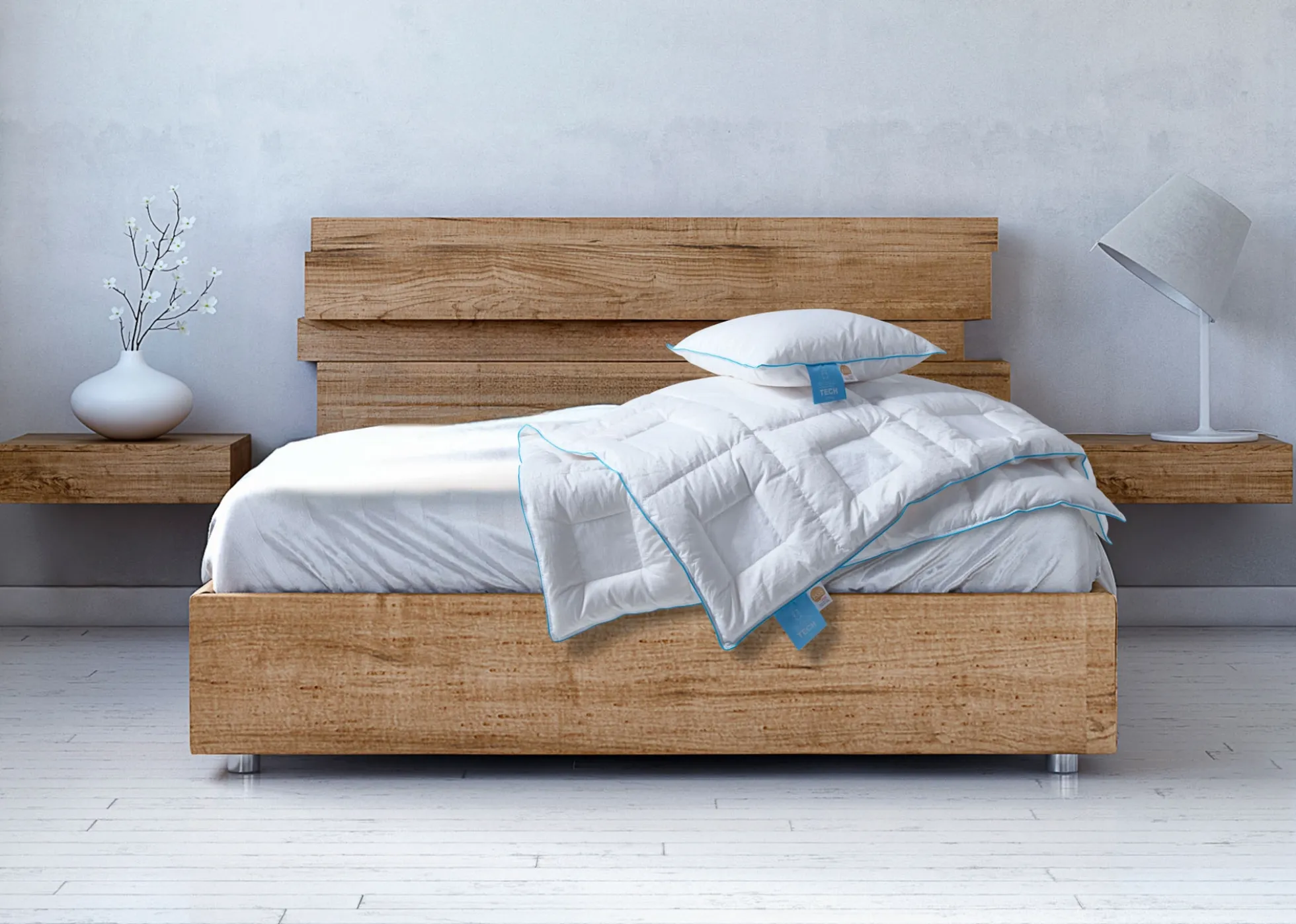 Juniordyne - Moskusdun helårsdyne - 100x140 cm - SLEEP TECH By Borg Air flow