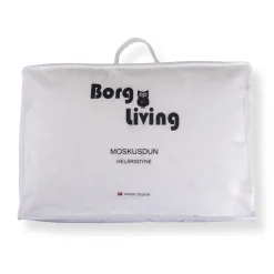 Junior dyne-pude sæt - Helårs moskusdyne - 100x140 cm - Borg Living dundyne sæt