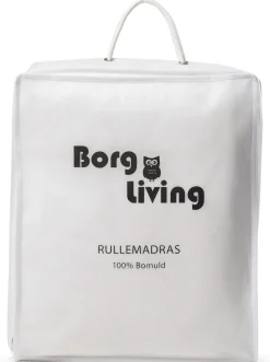 Junior rullemadras - 70x160 cm - Kogeægte - Borg Living fyldig madrasbeskytter i 100% Oeko-tex bomuld