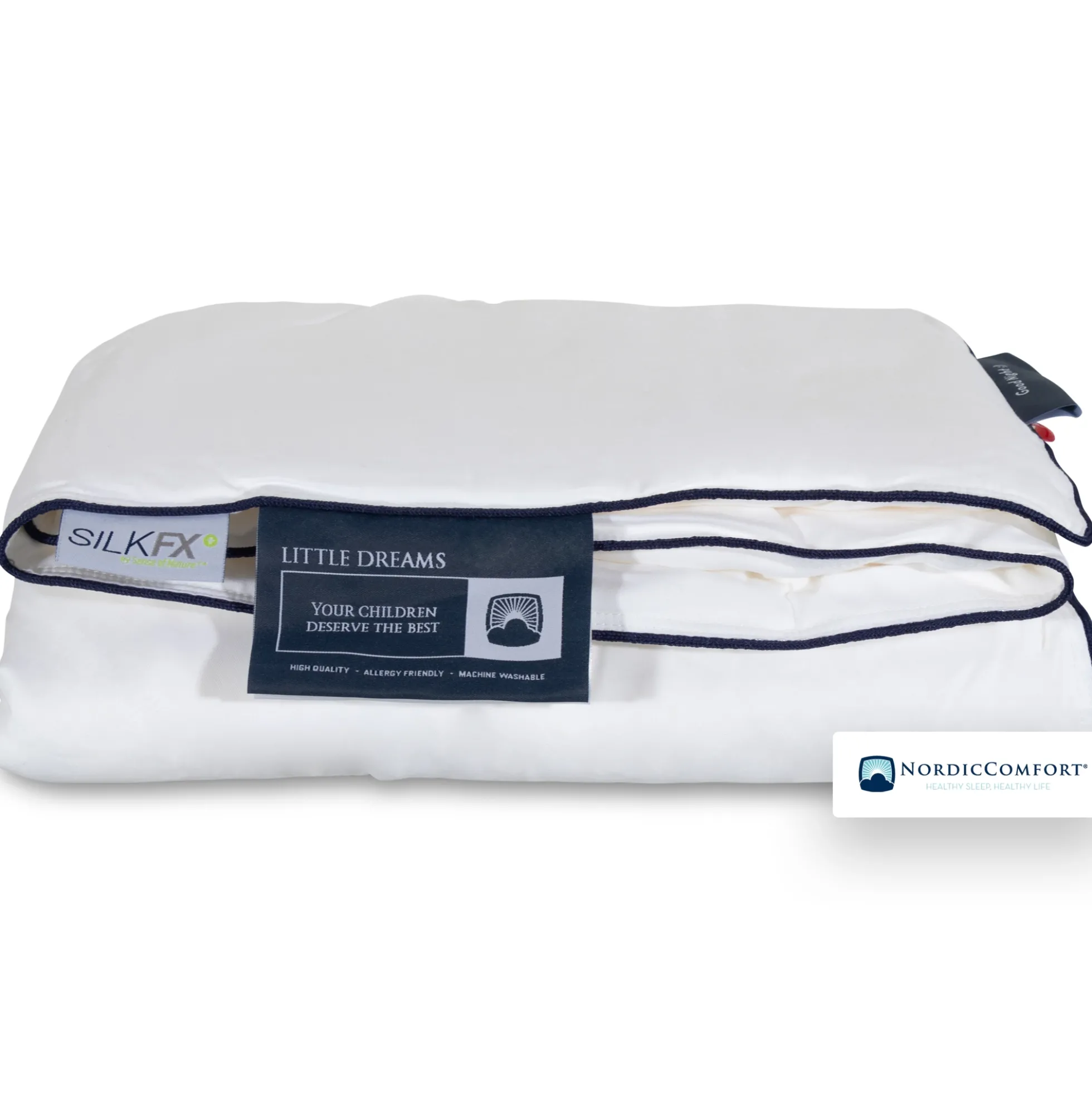 Junior silkedyne - Helårs juniordyne - 100% mulberry silke - 100x140 cm - Nordic Comfort