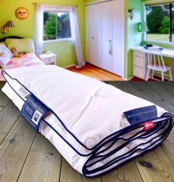 Junior silkedyne - Helårs lun - 100% silkefyld - 115x130 cm - Nordic Comfort