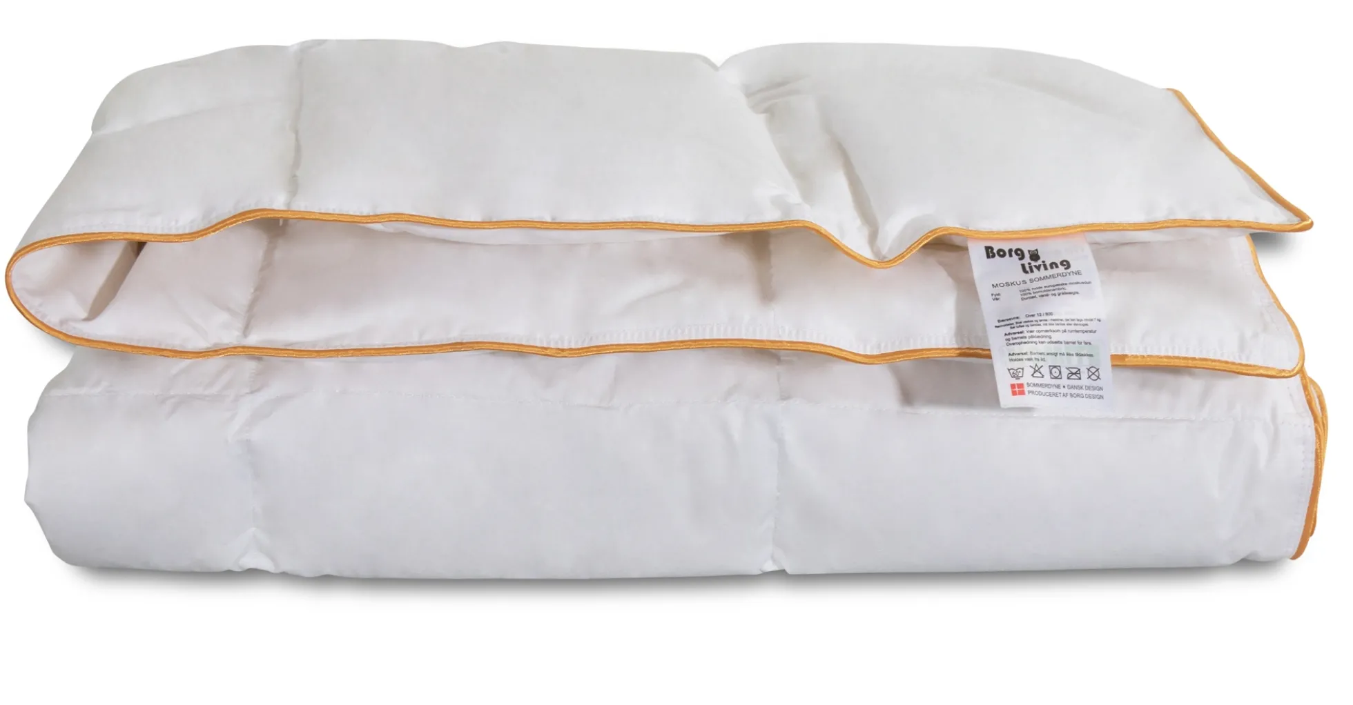 Junior sommerdyne - Let og sval dyne - 100 % moskusdun - 100x140 cm - Borg Living