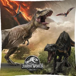Jurassic World pyntepude 40x40cm - Børne pude til børneværelset