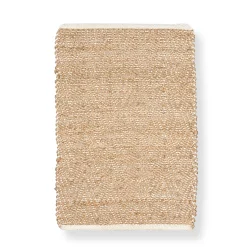 Jute tæppe - Naturfarvet - Stort gulvtæppe - 140x200 cm - Nordstrand Home