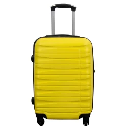 Kabinekuffert - Hardcase - Gul håndbagage kuffert tilbud