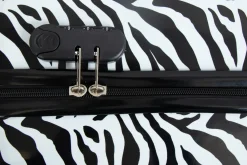 Kabine kuffert - Hardcase letvægt kuffert - Trolley med motiv - Zebra