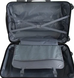Kabine kuffert - Hardcase letvægt kuffert - Trolley med motiv - Sommerfugl lyserød