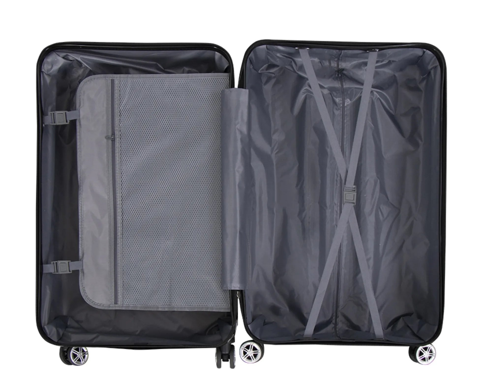 Kabine kuffert - Hardcase letvægt kuffert - Trolley med motiv - Frimærker