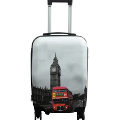 Kabine kuffert - Hardcase letvægt kuffert - Trolley med motiv - Big Ben