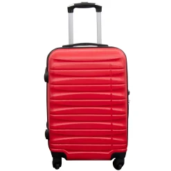 Kabinekuffert - Hardcase - Rød håndbagage kuffert tilbud