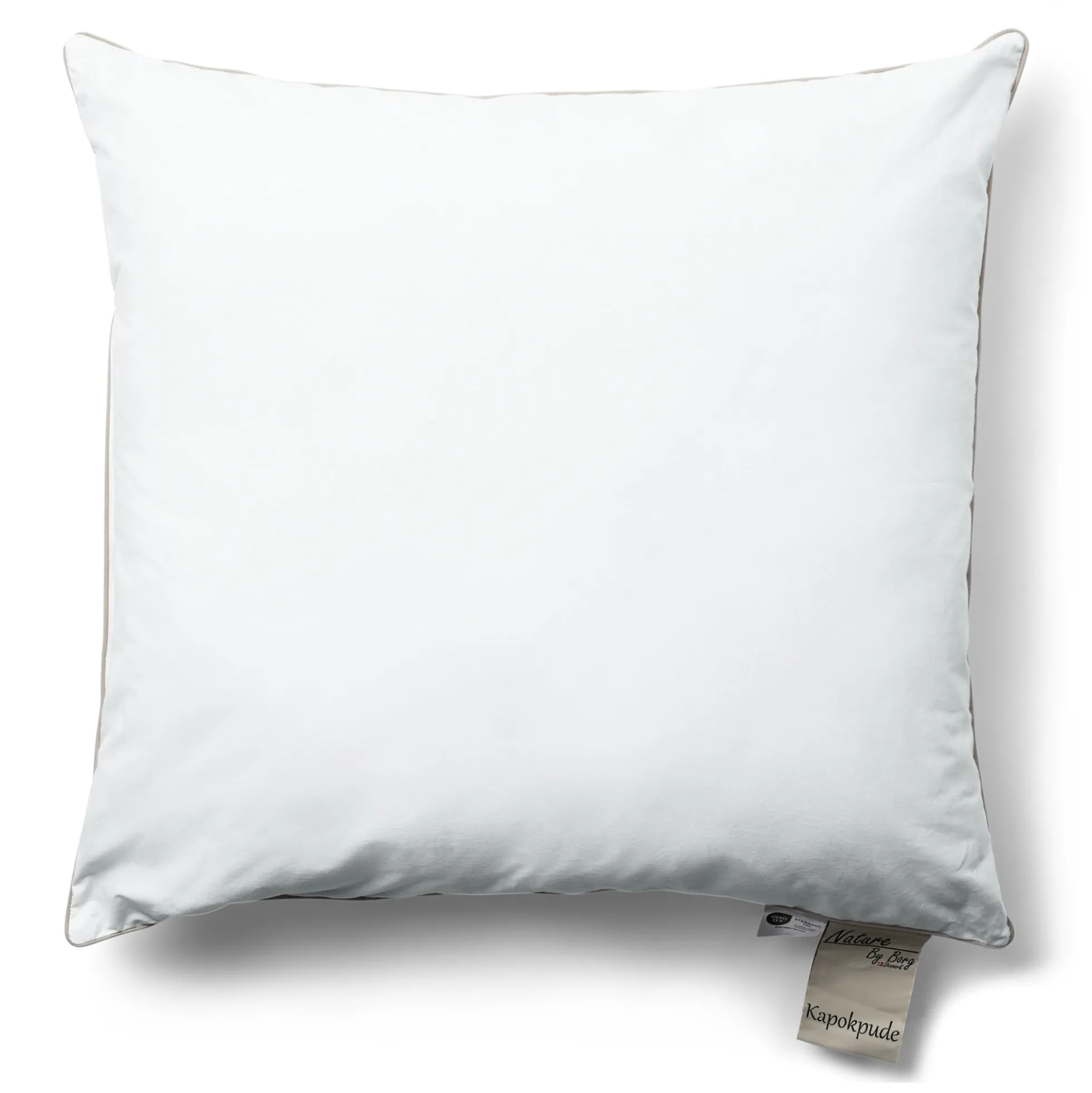 Kapok mellem hovedpude - Økologisk og allergivenlig pude - 60x63 cm - Nature By Borg