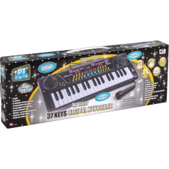 Keyboard til børn med mikrofon, lyde og rytmer - 37 tangenter