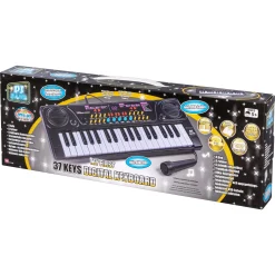 Keyboard til børn med mikrofon, lyde og rytmer - 37 tangenter