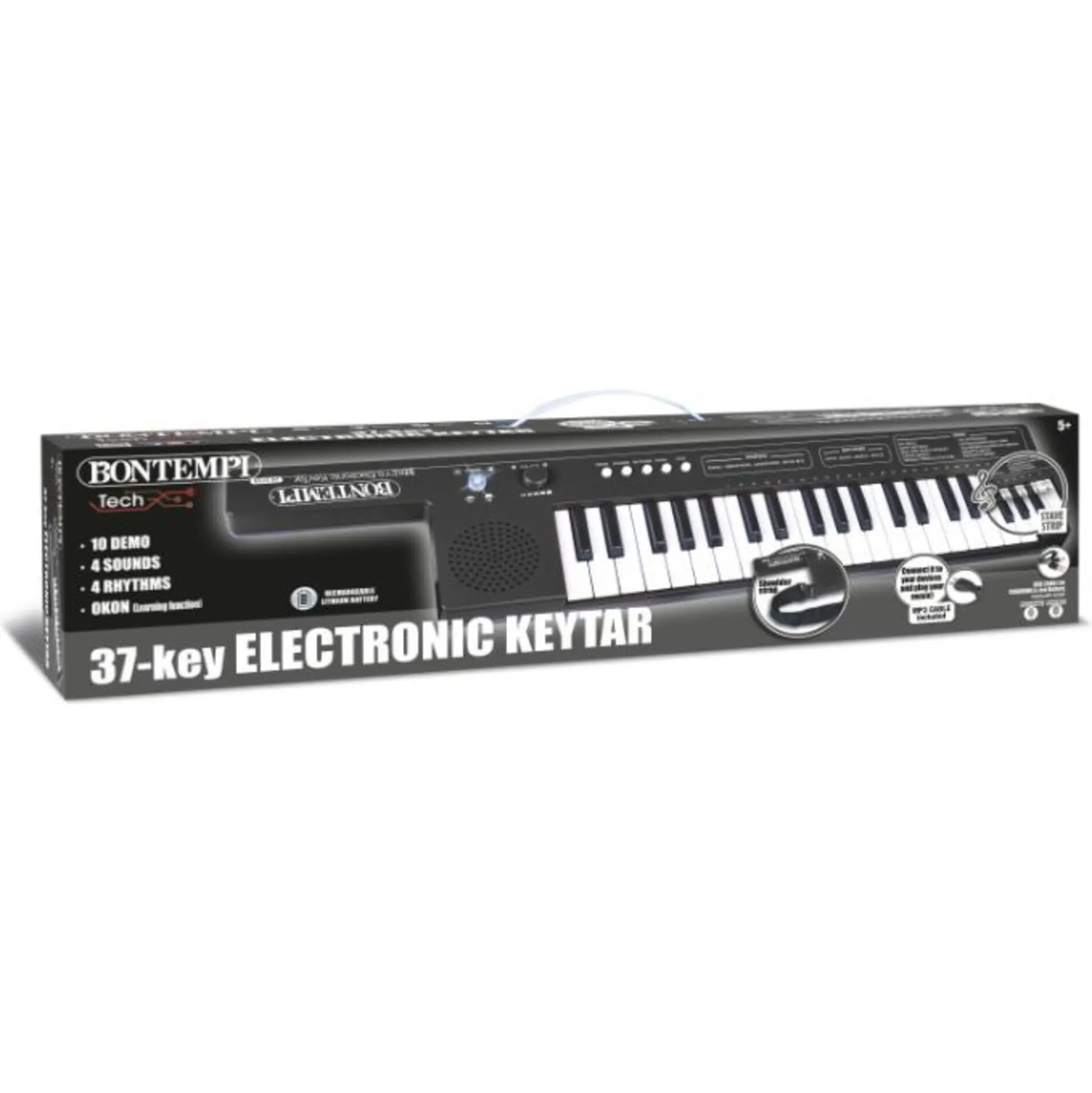 Keytar med 37 tangenter og skulderrem til børn - Bontempi musiklegetøj