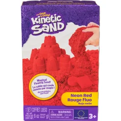 Kinetic Sand neonrød – 226 g