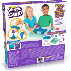 Kinetic Sand sandkassesæt blå – 450 g