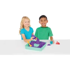 Kinetic Sand sandkassesæt lilla – 450 g