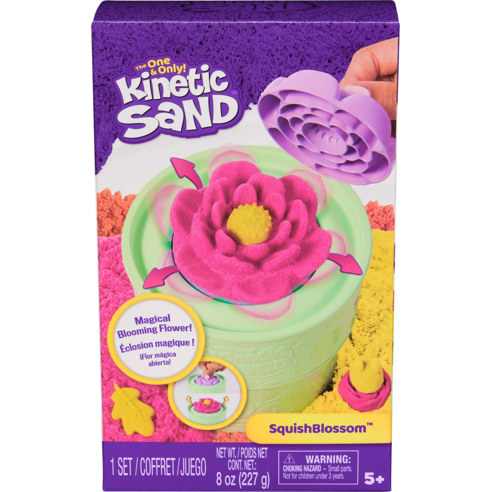 Kinetic Sand Squish Blossom – 226 g