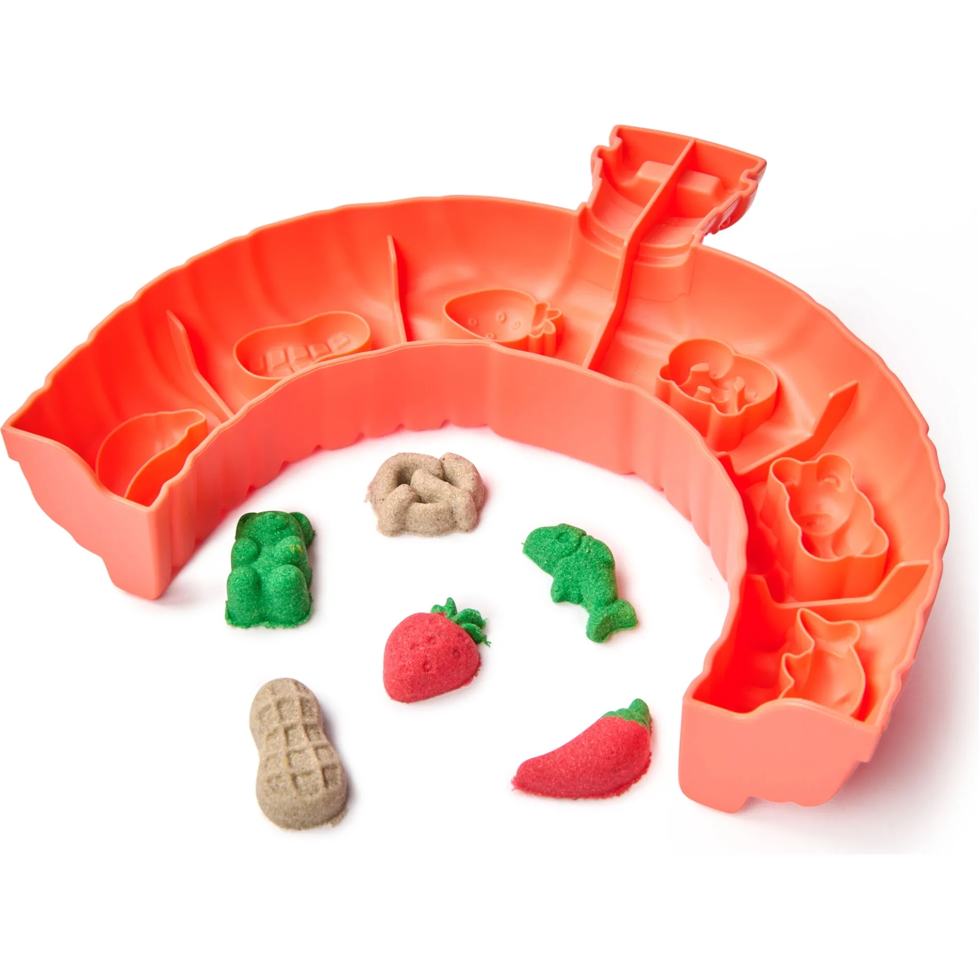 Kinetic Sand Squish-pizzasæt – 450 g