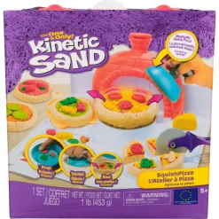Kinetic Sand Squish-pizzasæt – 450 g