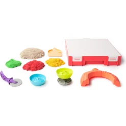 Kinetic Sand Squish-pizzasæt – 450 g