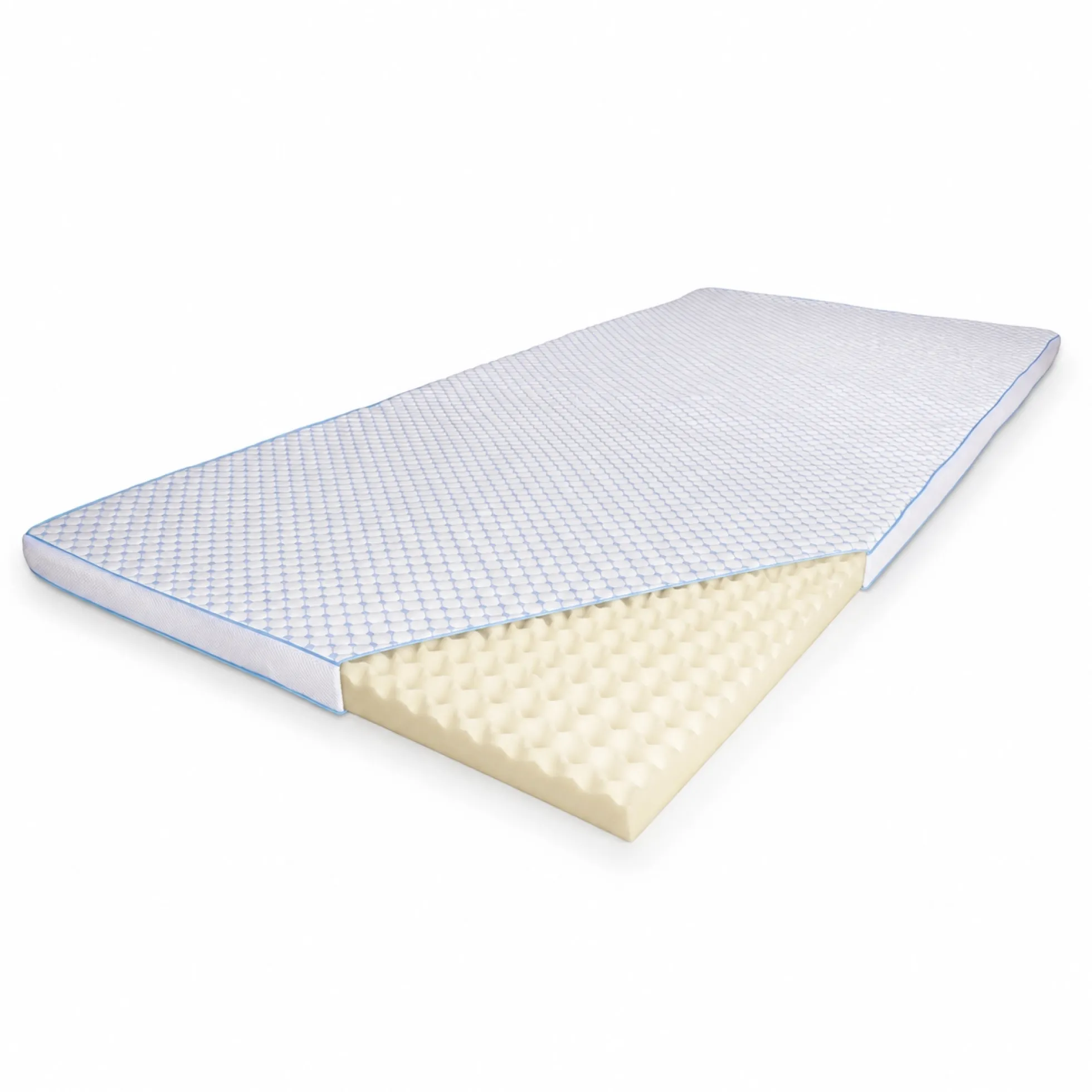 Kølende topmadras - 180x200 cm 5 cm høj - 5 zoner - Memoryskum topmadras - SLEEP TECH by Borg