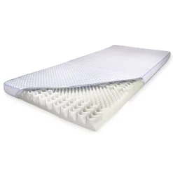 Kølende topmadras - 140x200 cm - 7 zoner - Luksus memoryskum topmadras 8 cm høj - SLEEP TECH By Borg