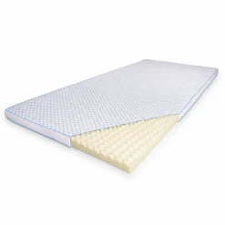Kølende U-split topmadras - 160x200 cm 5 cm høj - 5 zoner - Memoryskum topmadras - SLEEP TECH by Borg