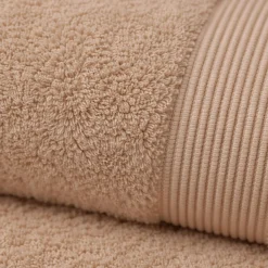 Økologisk håndklæde - 100% GOTS-certificeret bomuld - Gæstehåndklæde 40x60 cm - Sand