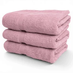 Økologisk håndklæde - 100% GOTS-certificeret bomuld - Gæstehåndklæde 40x60 cm - Rosa