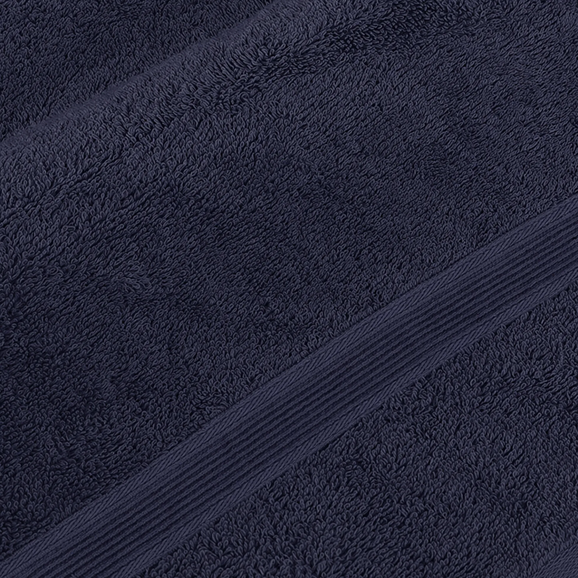 Økologisk håndklæde - 100% GOTS-certificeret bomuld - Gæstehåndklæde 40x60 cm - Navy