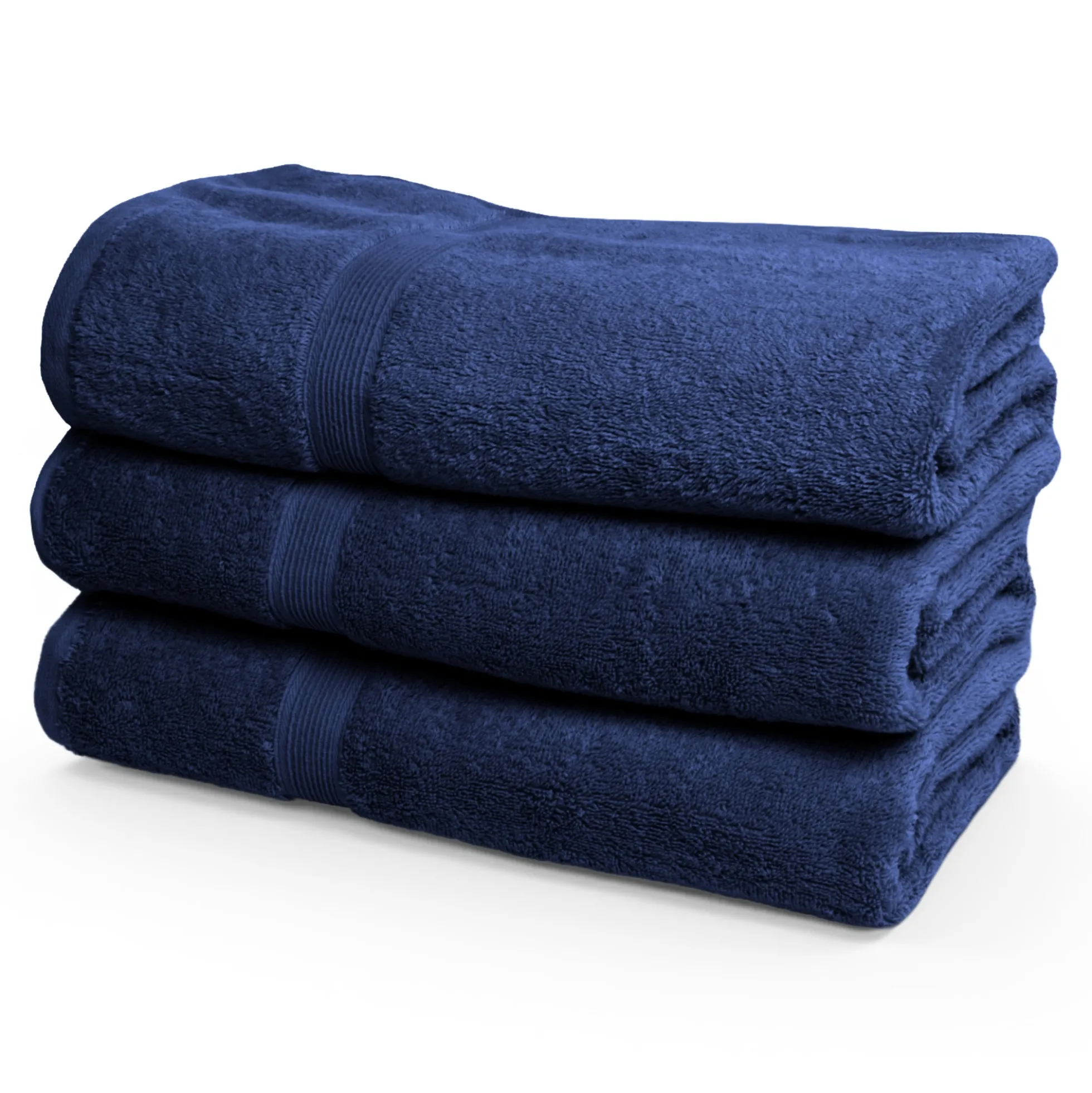 Økologisk håndklæde - 100% GOTS-certificeret bomuld - Badelagen 100x150 cm - Navy