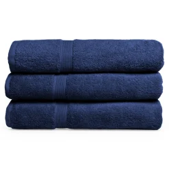 Økologisk håndklæde - 100% GOTS-certificeret bomuld - Badelagen 100x150 cm - Navy