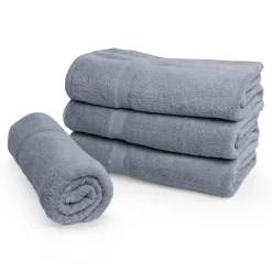 Økologisk håndklæde - 100% GOTS-certificeret bomuld - Badelagen 100x150 cm - Grå