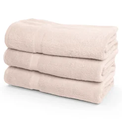 Økologisk håndklæde - 100% GOTS-certificeret bomuld - Badelagen 100x150 cm - Beige