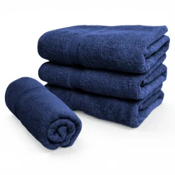Økologisk håndklæde - 100% GOTS-certificeret bomuld - 50x100 cm - Navy