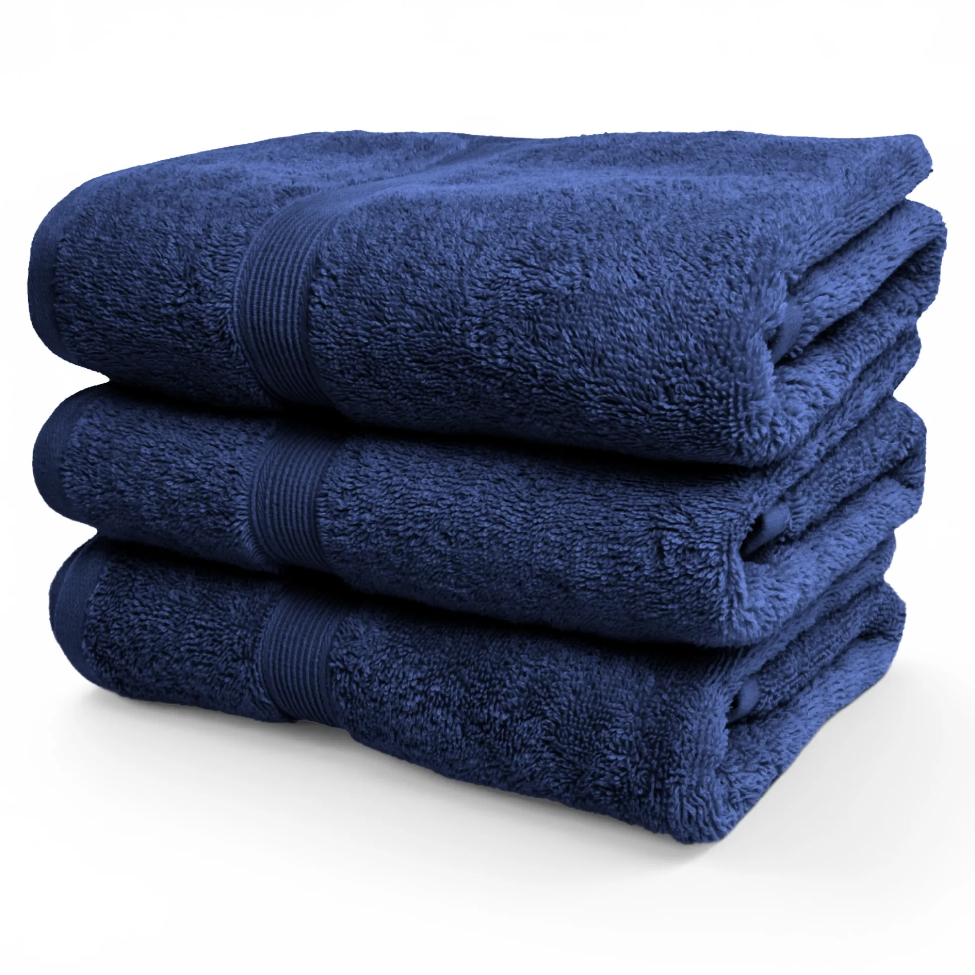 Økologisk håndklæde - 100% GOTS-certificeret bomuld - 50x100 cm - Navy