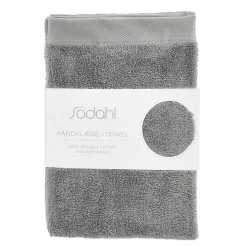 Økologisk håndklæde - 100% økologisk bomuld - Håndklæde grå 50x100 cm - Södahl Organic Comfort - Stone grey