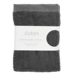Økologisk håndklæde - 100% økologisk bomuld - Håndklæde grå 50x100 cm - Södahl Organic Comfort - Ash